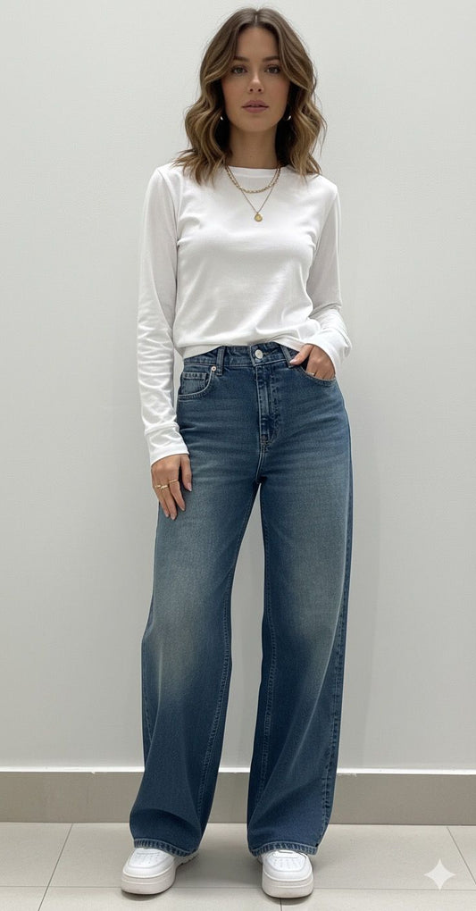 Wide leg Jeans
